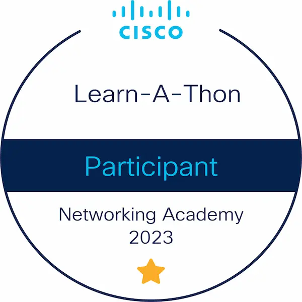 Networking Academy Learn-A-Thon 2023 Participant